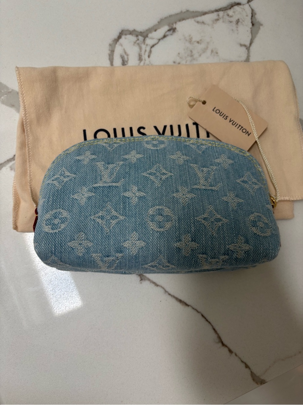Louis Vuitton Denim Cosmetic Pouch - Picture 2 of 11